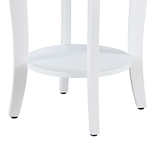 Black Round End Table S287804
