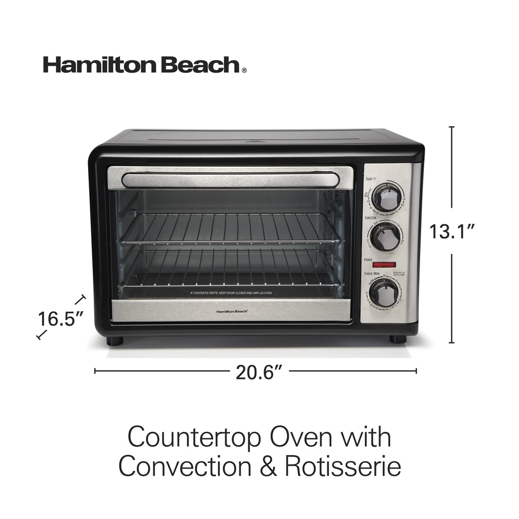 Stainless Steel Countertop Oven with Convection and Rotisserie O43302