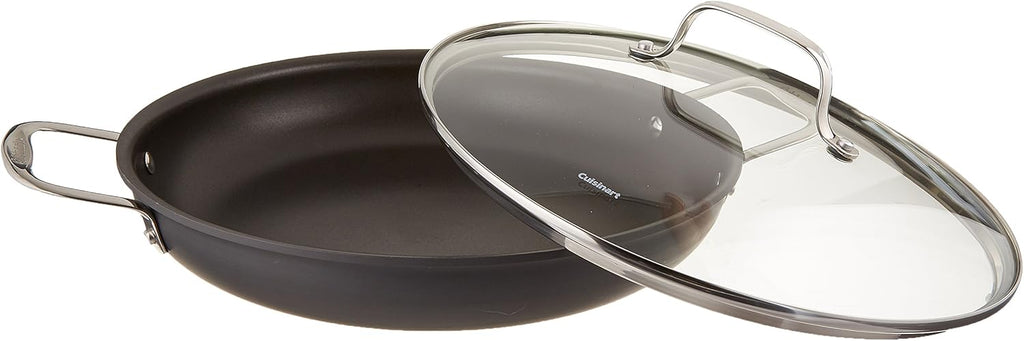 Nonstick Hard-Anodized 12-Inch Everyday Pan with Medium Dome Cover Pack of 2 A468