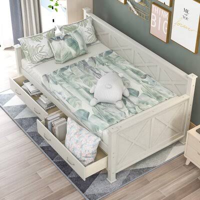 Twin Size Daybed with 2 Drawers O289783