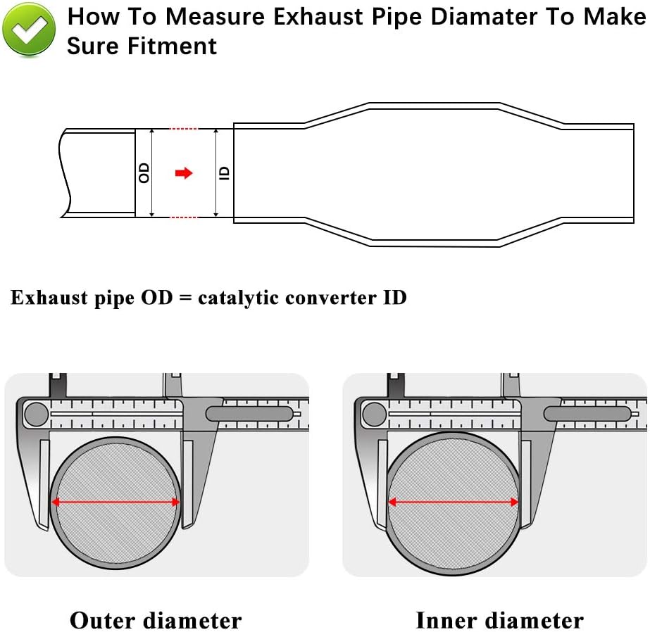 Universal Catalytic Converter Pack of 2 X23430
