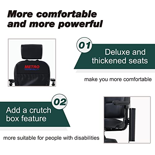 4-Wheel Folding Mobility Scooter with Head Light V51808