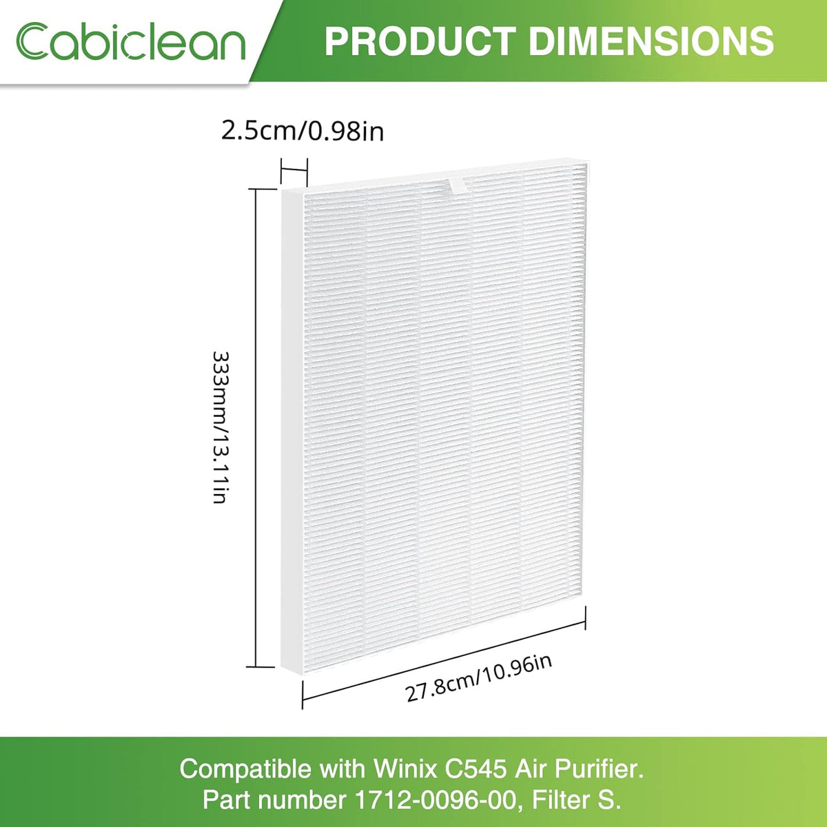 True HEPA Replacement Filter 4 Pack E211