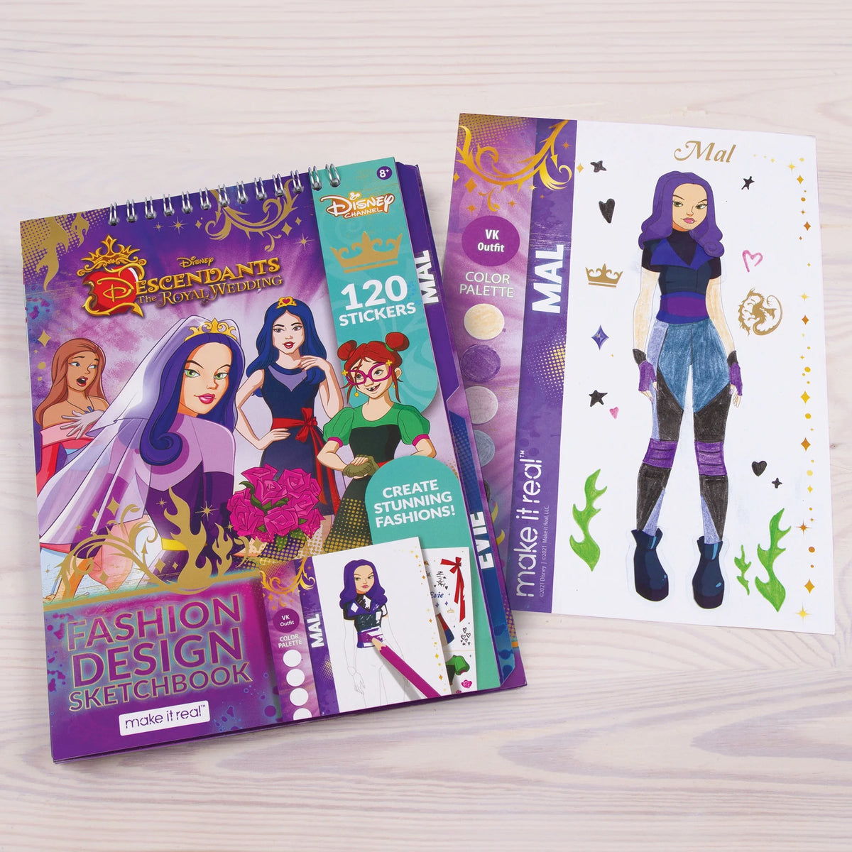 9 Piece Light Table & Sketchbook Set with Stickers & Coloring Pencils M307725