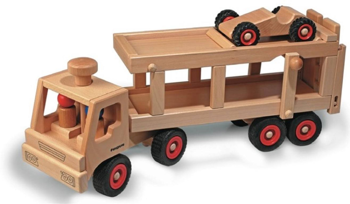 Fagus Wooden Car Trailer N43620