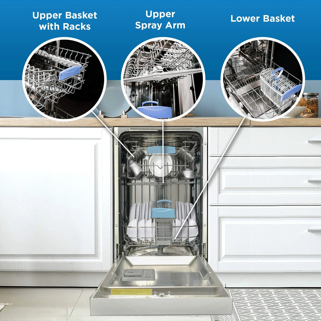18 Wide Built-in Dishwasher in White R548