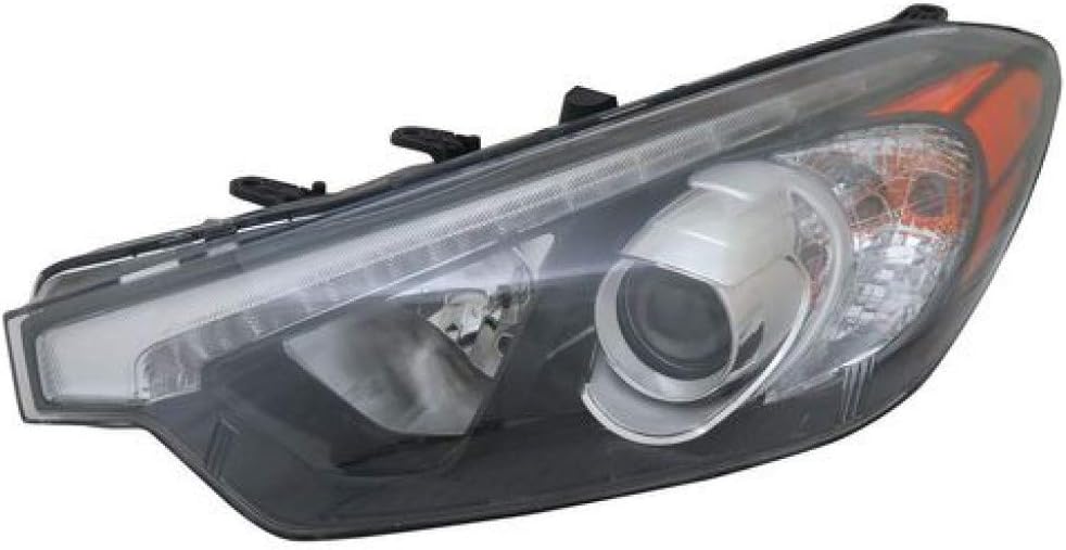 Passenger Halogen Headlight with LED Position K526