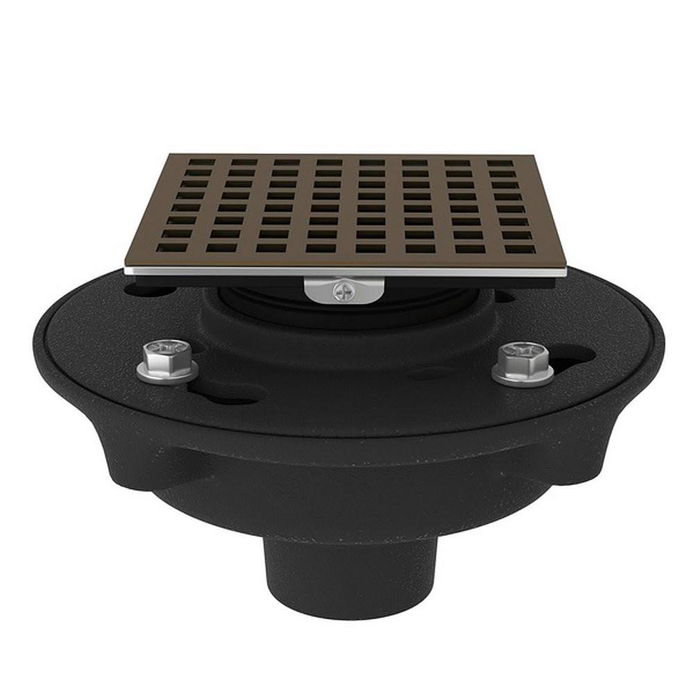 Cast Iron No Hub Drain Kit with Decorative Cover F867296