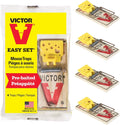 4 Pack Wooden Mouse Trap B138536