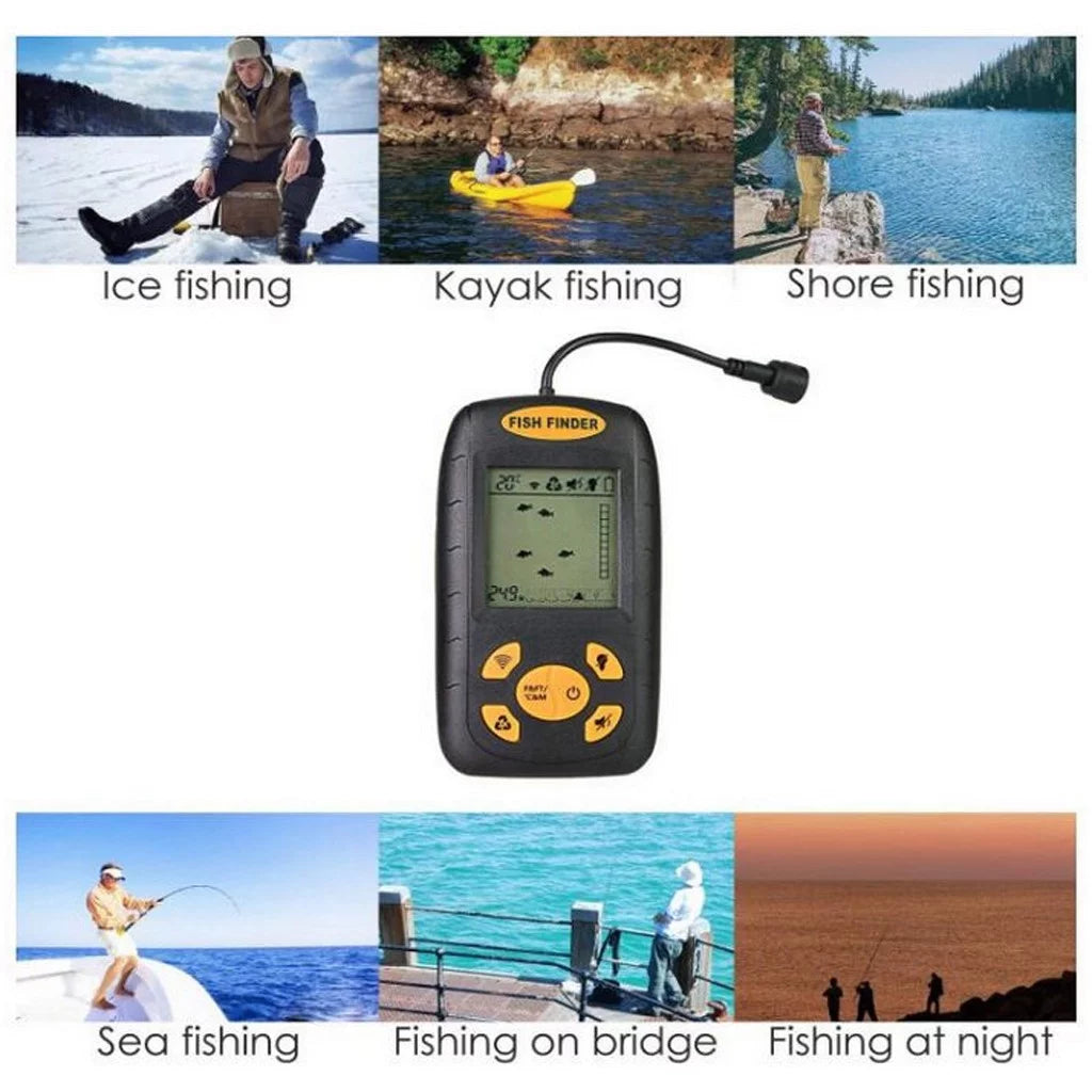 Handheld Portable Fish Depth Finder D752
