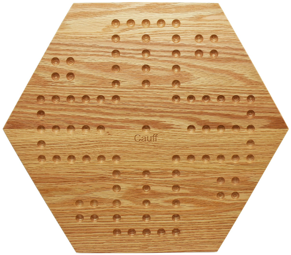 Solid Oak 16 inch Wooden Marbles Board Game B628675