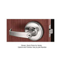 Bright Bronze Clear Coated Cylindrical Lock X4084