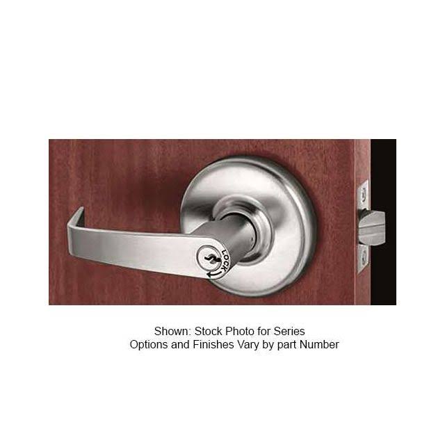 Bright Bronze Clear Coated Cylindrical Lock X4084