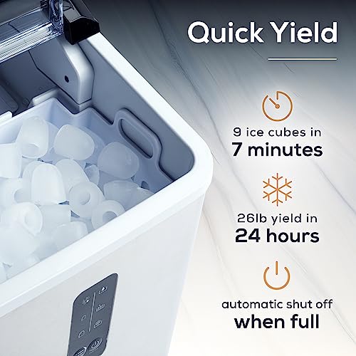 Stainless Steel Electric Countertop Ice Maker Machine B23573