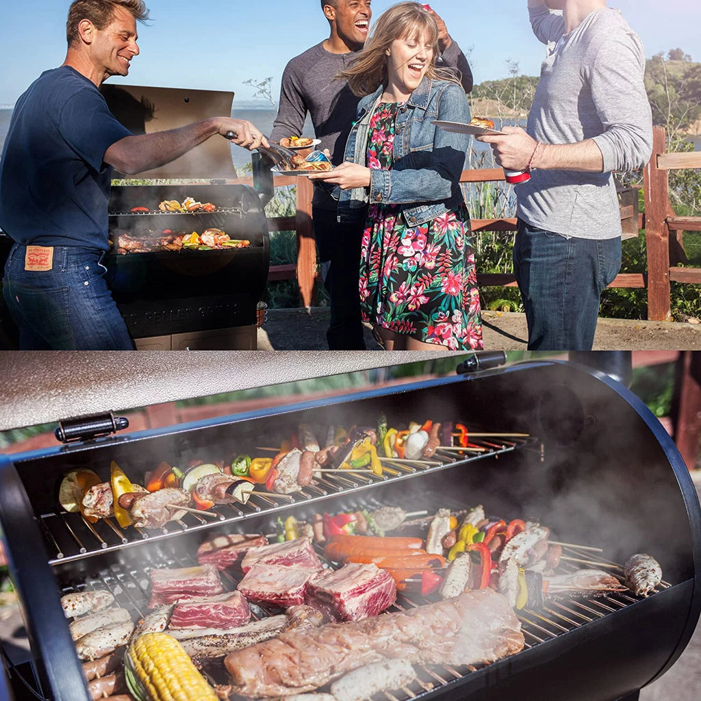 573 sq. in. Grill & Smoker M217
