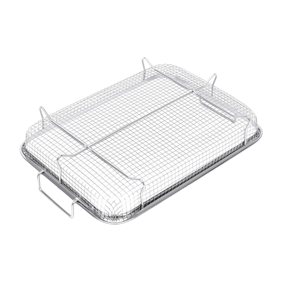 Stainless Steel Crisping Basket & Tray Set I598556