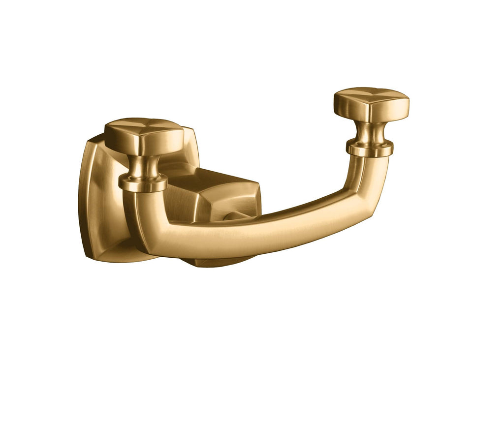 Double Robe Hook in Vibrant Brushed Bronze F79239