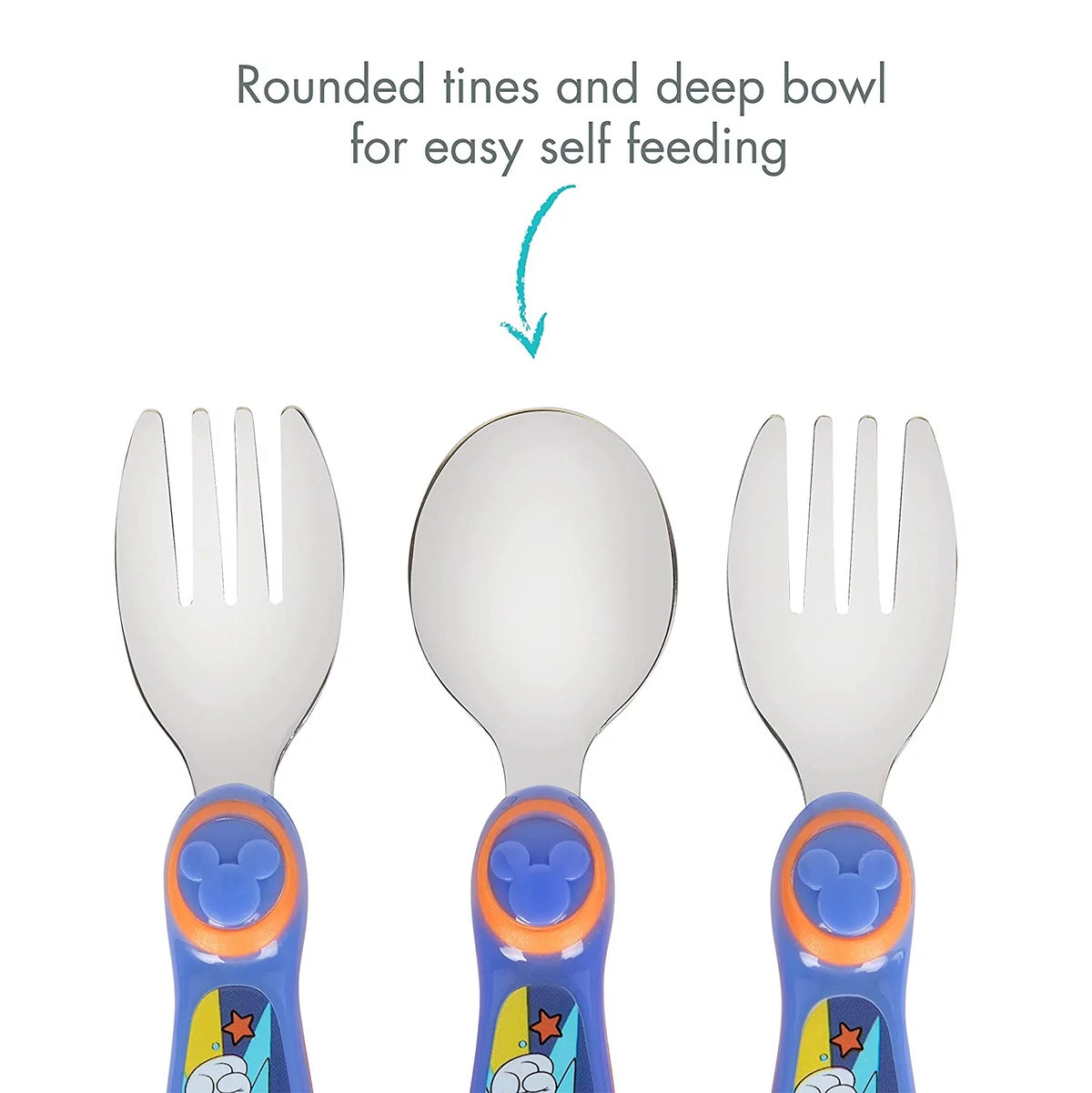 Stainless Steel Baby Spoons and Baby Forks W204