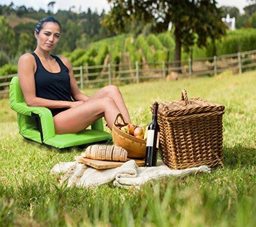 Portable Foldable Padded Recliner Seat with Handle W994