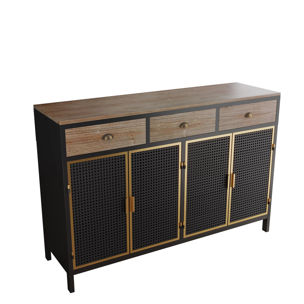 47.64" Wide 2 Doors 3 Drawer Sideboard Storage Cabinet V169187