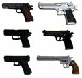 Realistic Handgun Plastic X48758