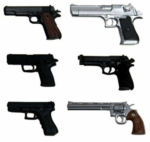 Realistic Handgun Plastic X48758