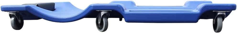 Blue Pack of 2 Rolling Garage Creeper with Padded Headrest, Dual Tool Trays and 6 Casters P807133