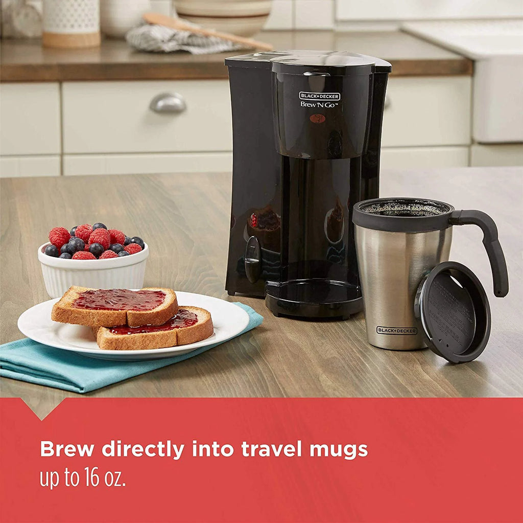 Black/Stainless Steel Coffeemaker W547