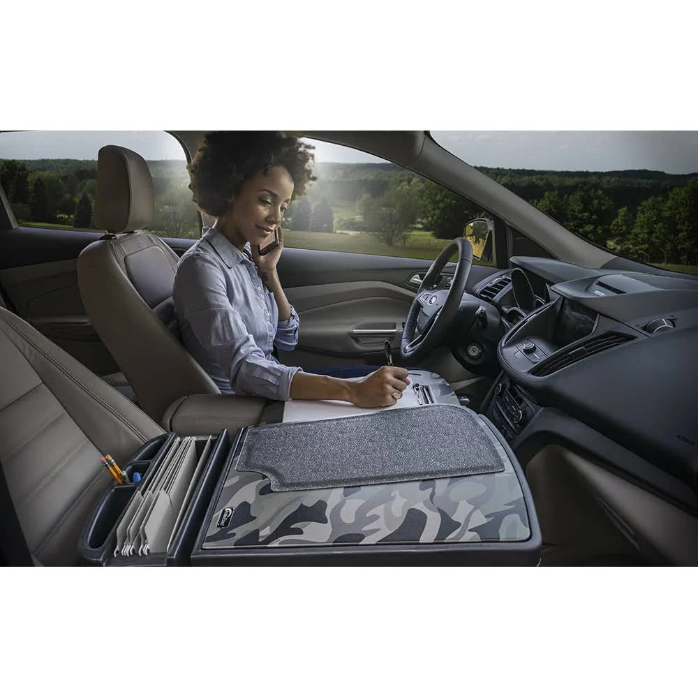 Green Camouflage Desk with Built-in Power Inverter B9170