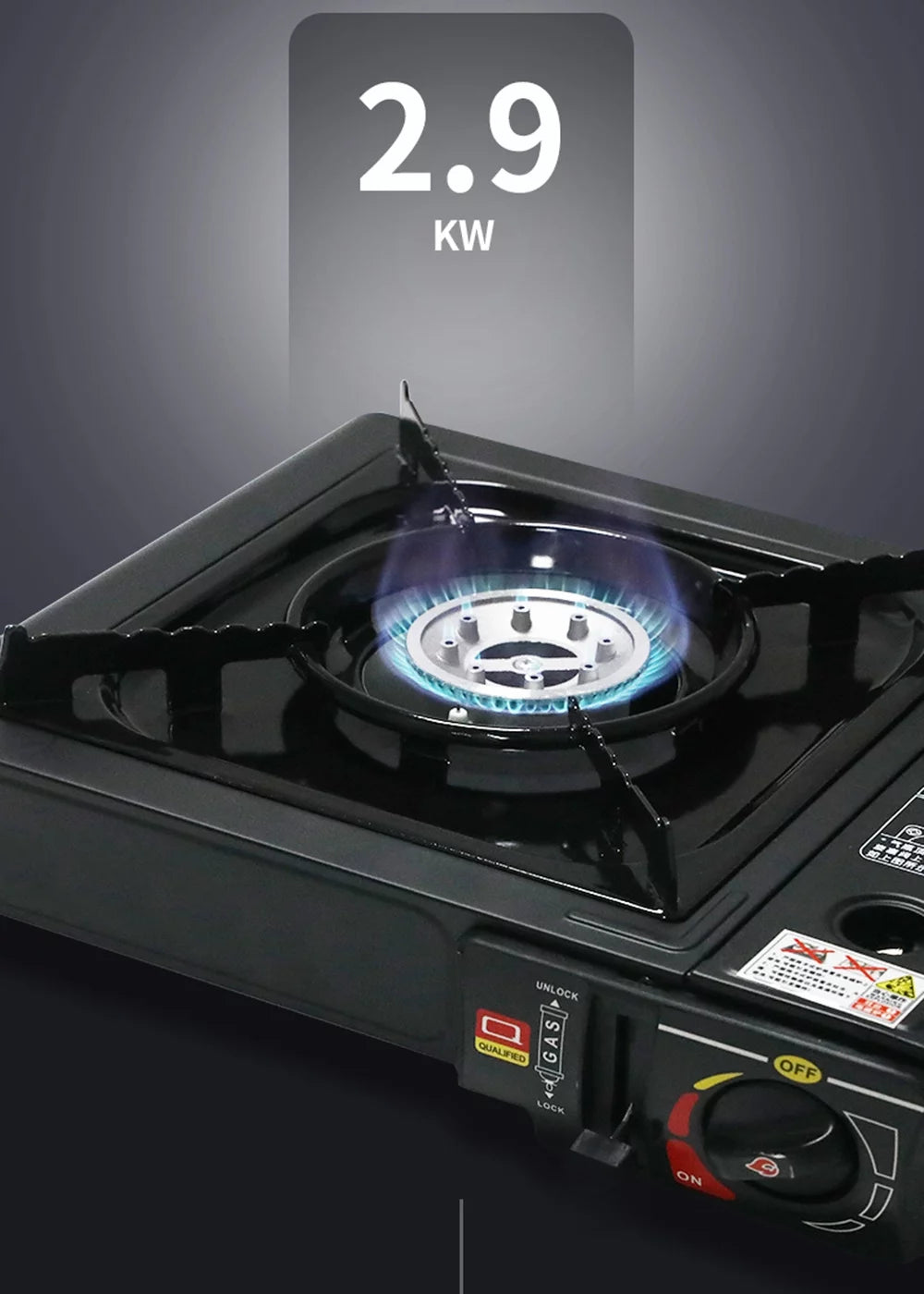 Butane Liquefied Gas Dual Purpose Camping Stove W712