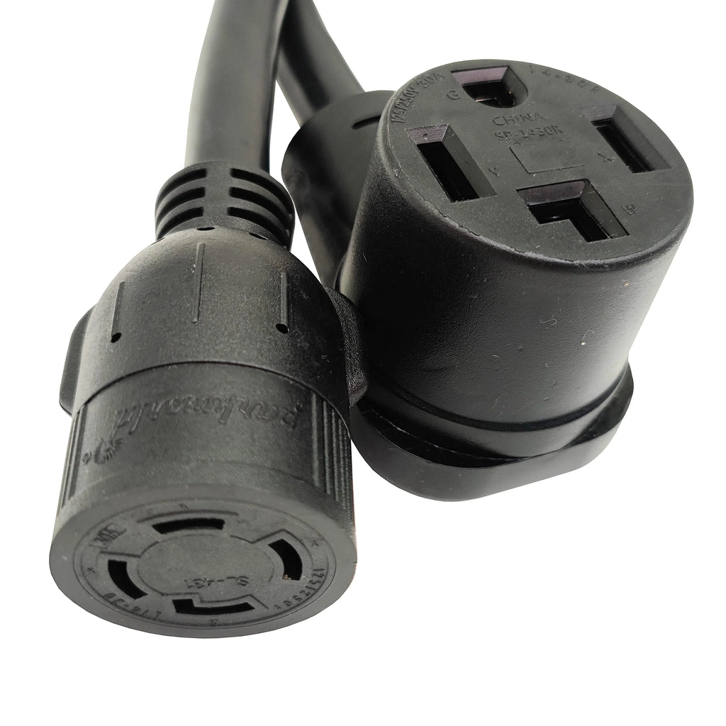 NEMA 14-30P to L14-30R Splitter Cord, 3 Feet K578