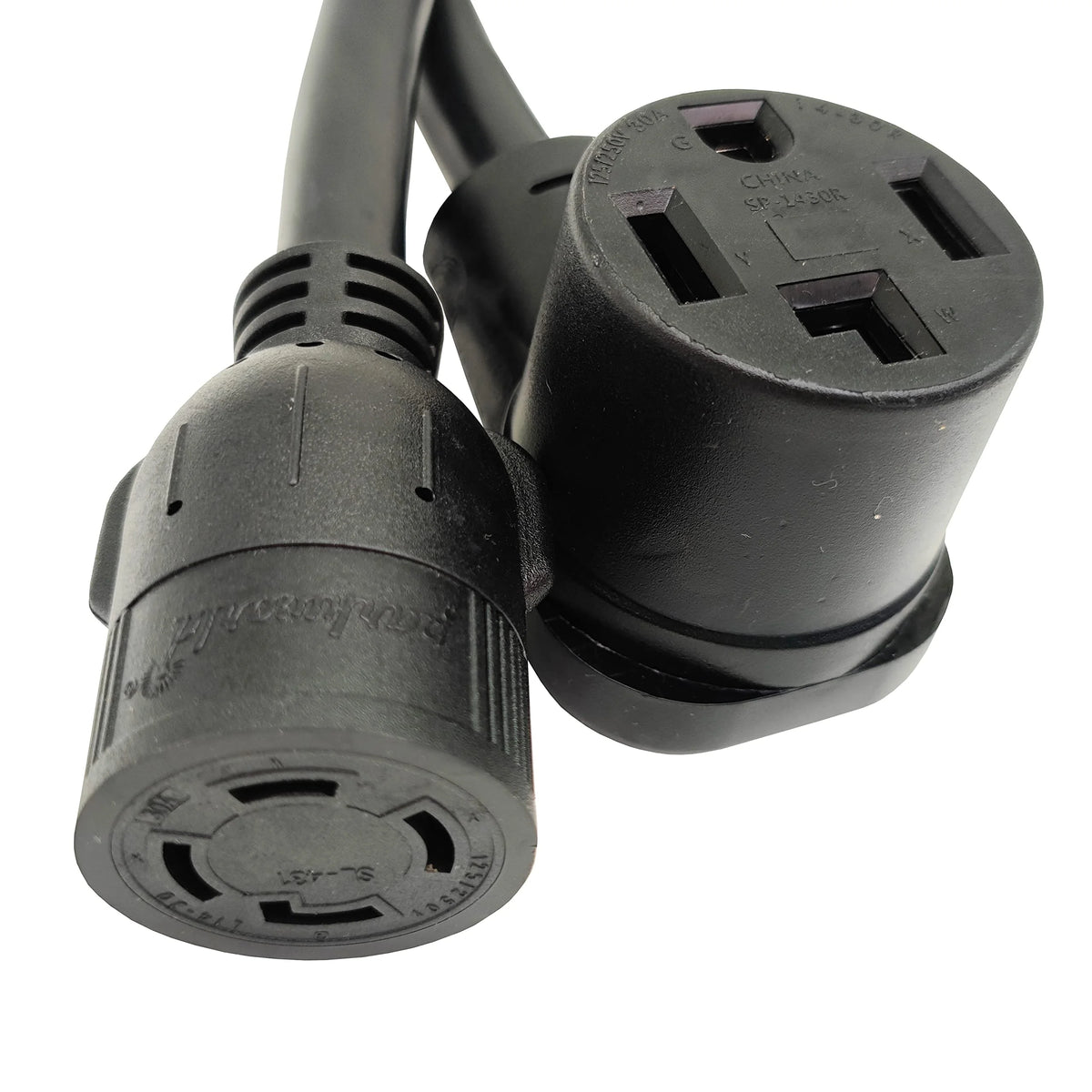 NEMA 14-30P to L14-30R Splitter Cord, 3 Feet K578