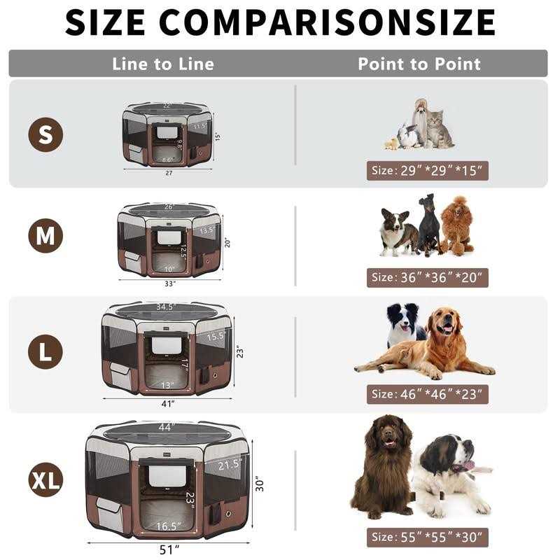 Portable Pet Playpen F7627