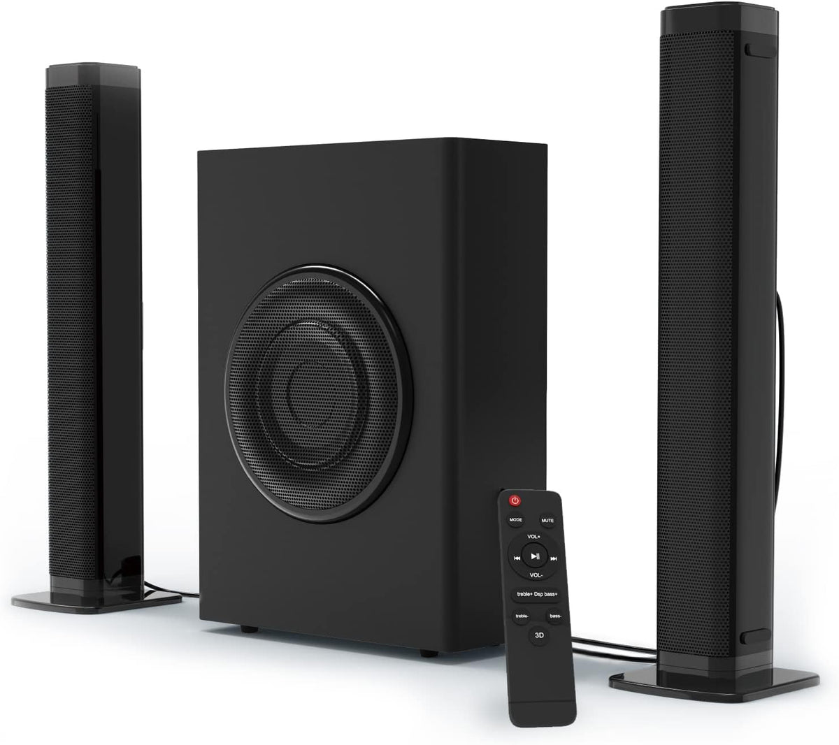 Sound Bars for TV with Subwoofer, 2.1 Channel N49539