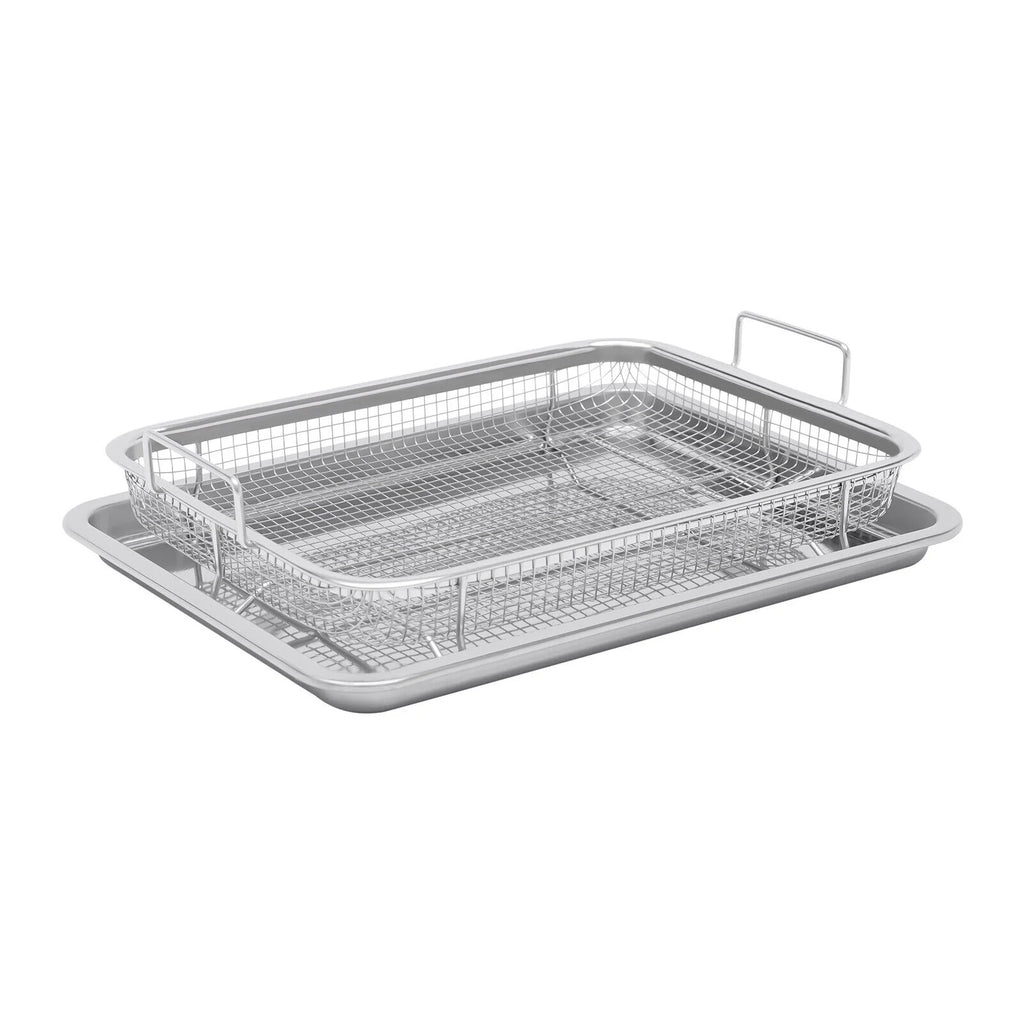 Stainless Steel Crisping Basket & Tray Set I598556