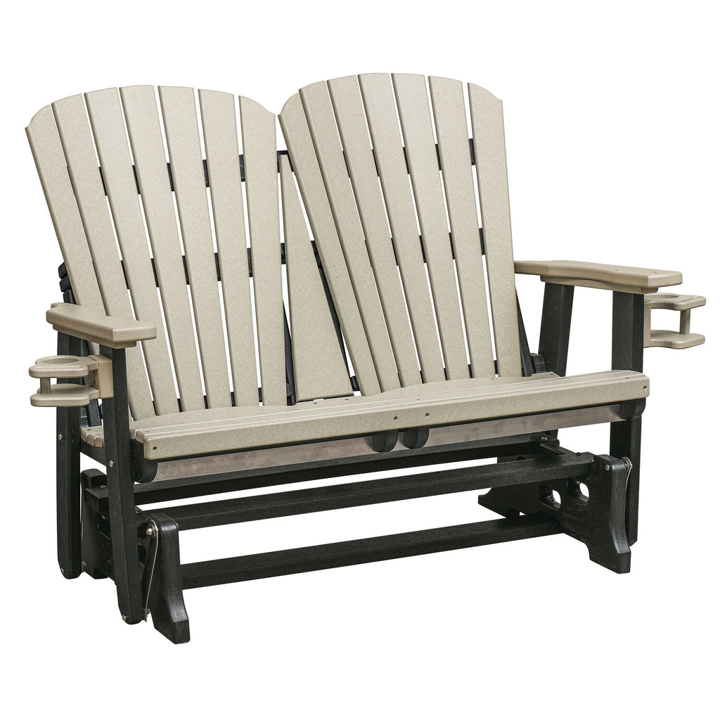 Weatherwood Back Glider with Black Base E272845
