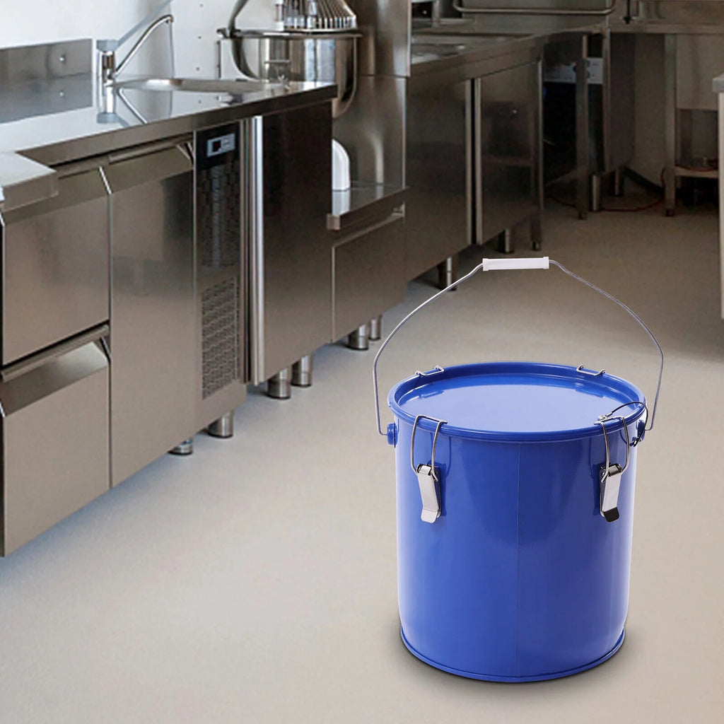 Blue Fryer Grease Bucket Oil Disposal Caddy V310538