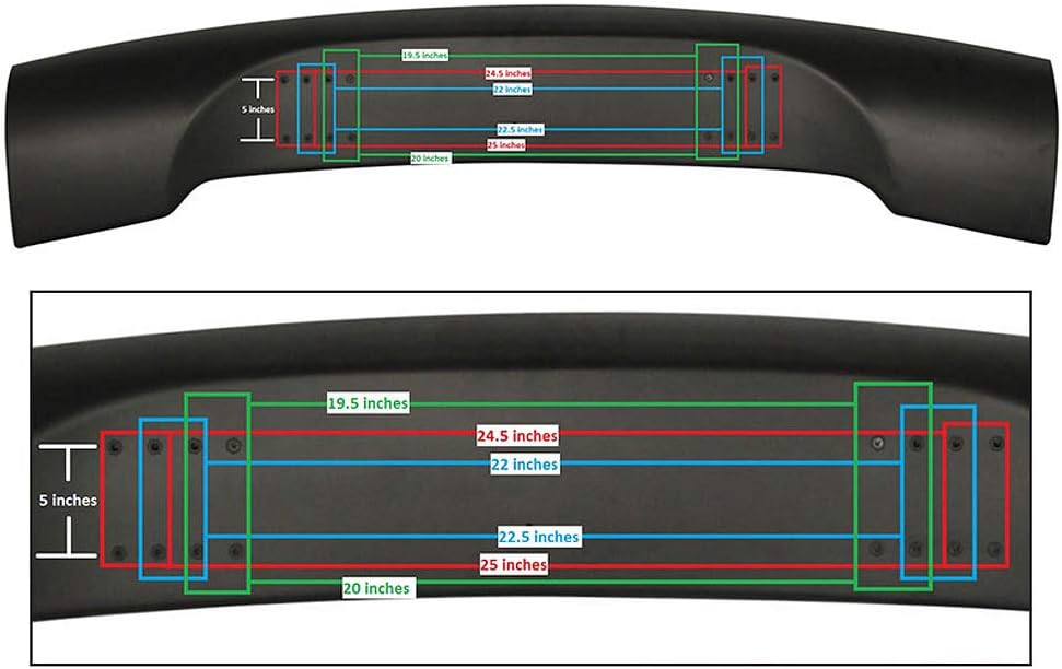 Trunk Spoiler Rear Spoiler Wing Tail Lid Deck Lip E89662