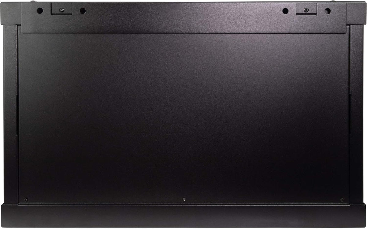 6U Wallmount Cabinet Enclosure 19-Inch Server Network Rack with Locking Perforated Door Black B878129