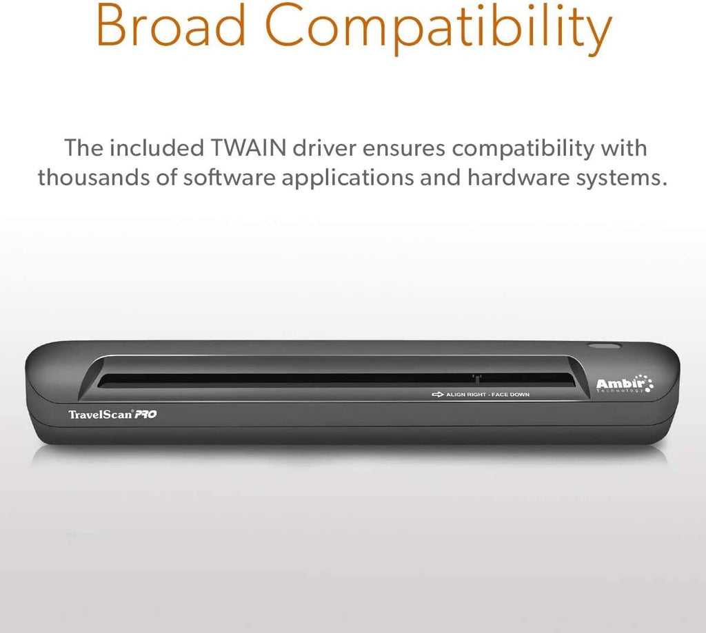 Simplex Document Scanner with Receipt Software for Windows PC G83226