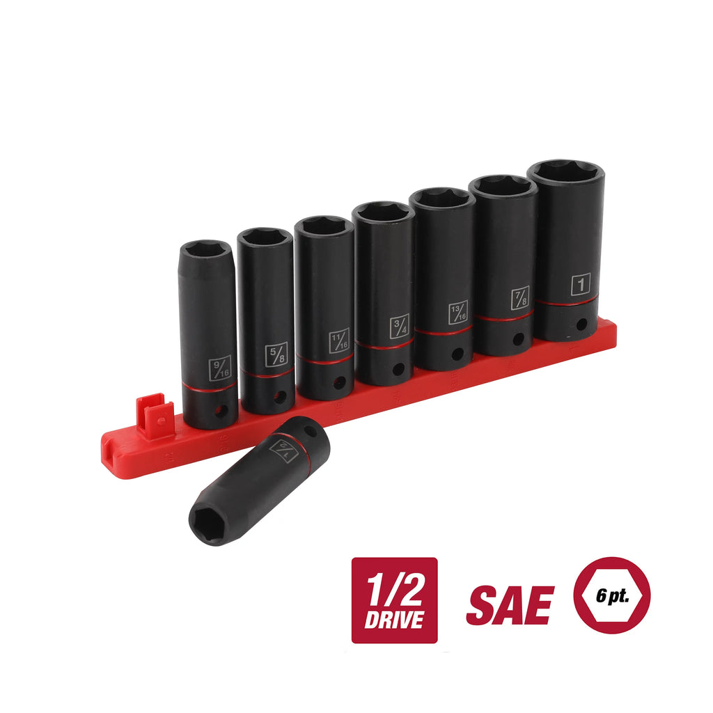 1/2 inch 9-Piece Impact Socket Set J4983