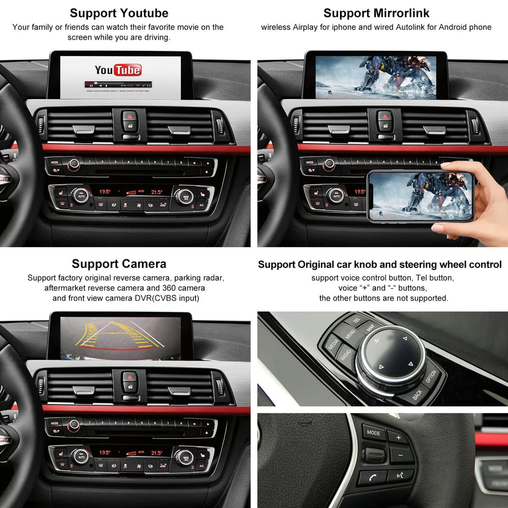 Wireless Carplay Retrofit Kit Decoder for BMW Mini Cooper G1766