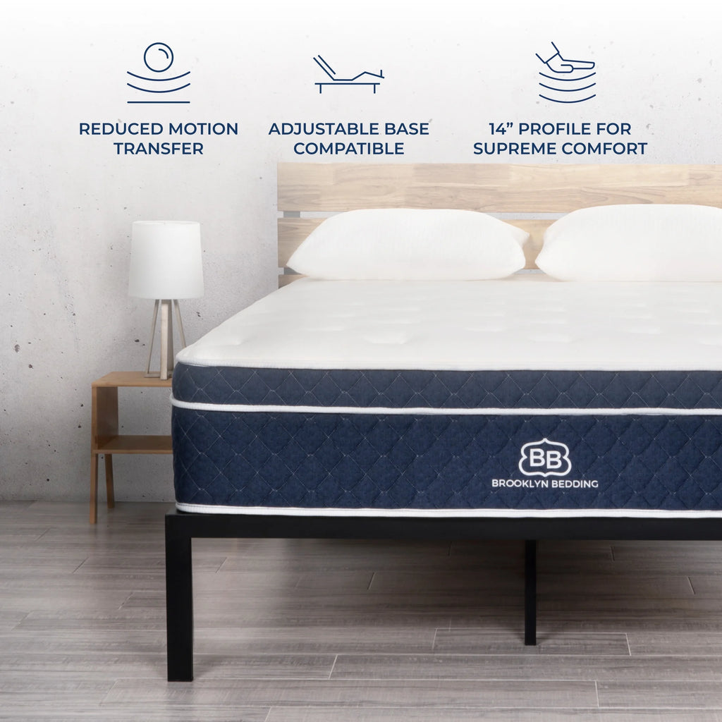 14 Plush Hybrid Mattress with Cooling Cover, Queen Z32014
