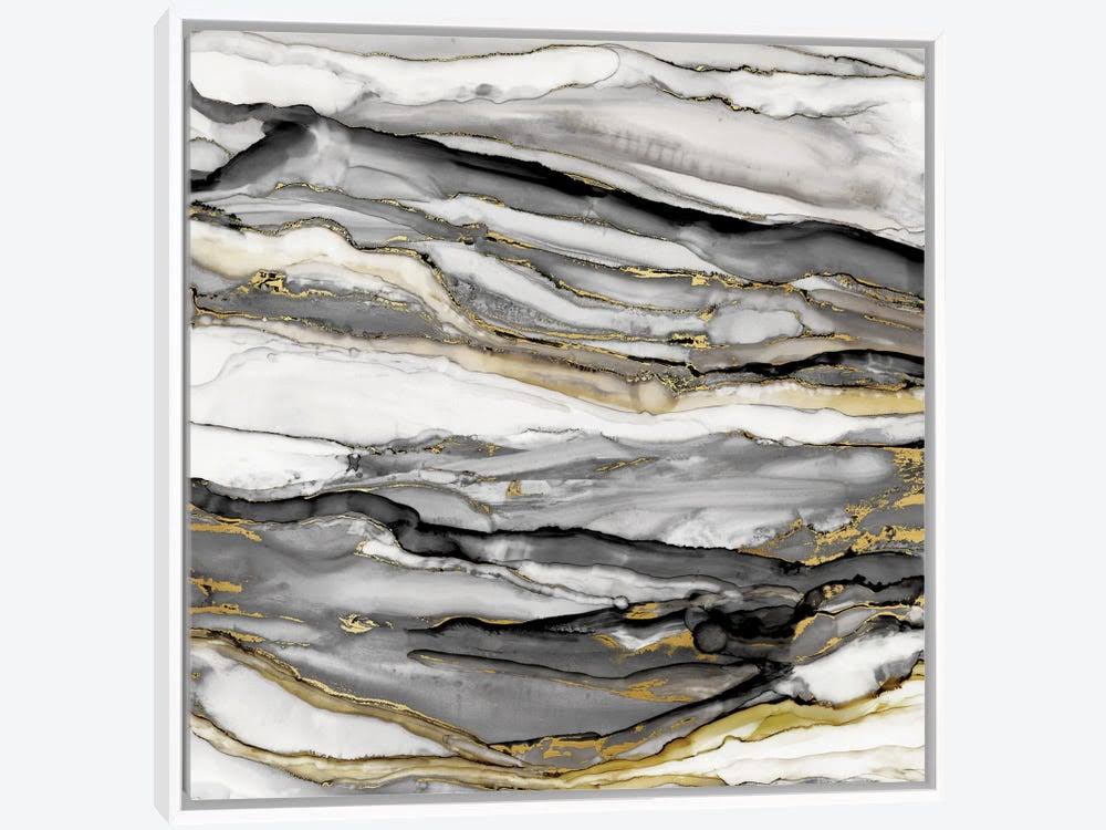 Framed Canvas Art White Floating Frame N369