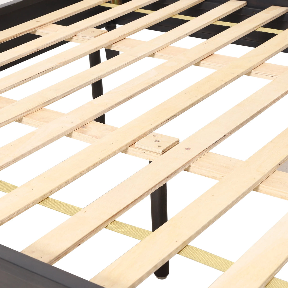 Acacia Wood and Rattan Queen Bed L424