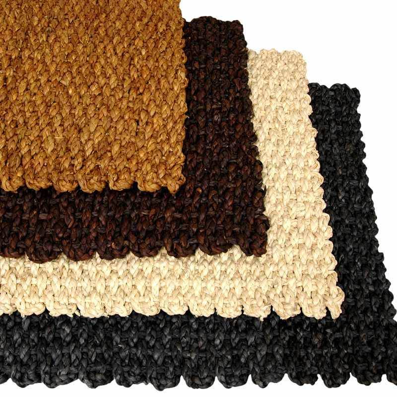 6 ft. Tall Rush Grass Woven Room Divider - 3 Panel - Dark Brown P7297
