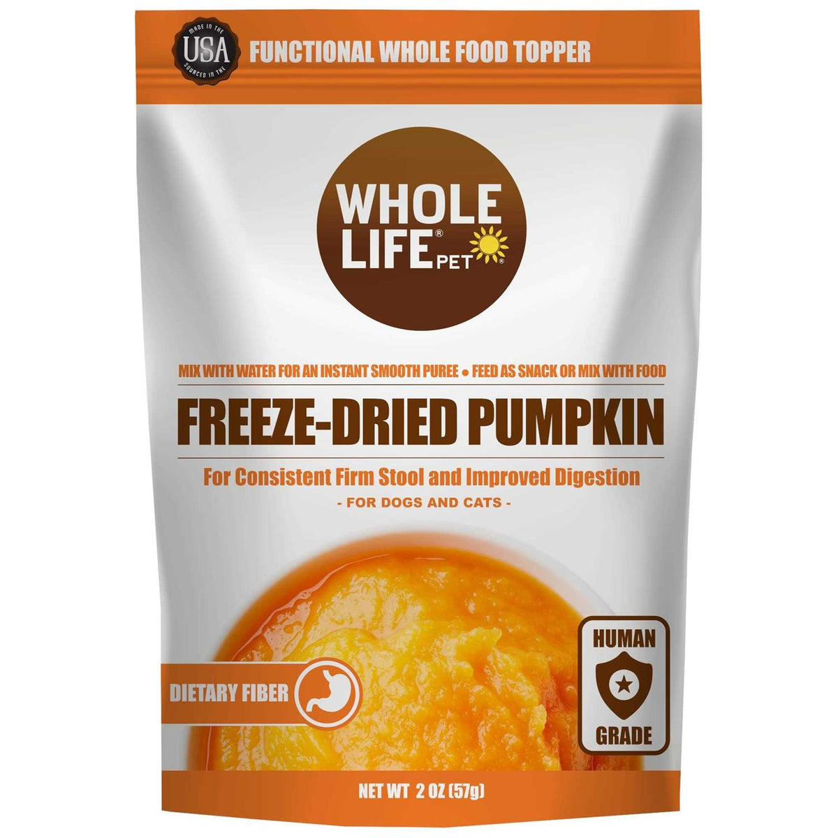 Freeze Dried Pumpkin Powder for Dogs & Cats I721