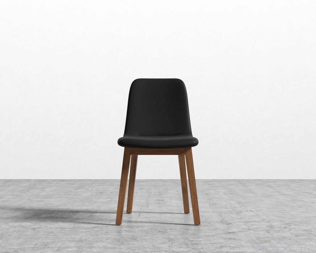 Black Leather Dining Chair C319