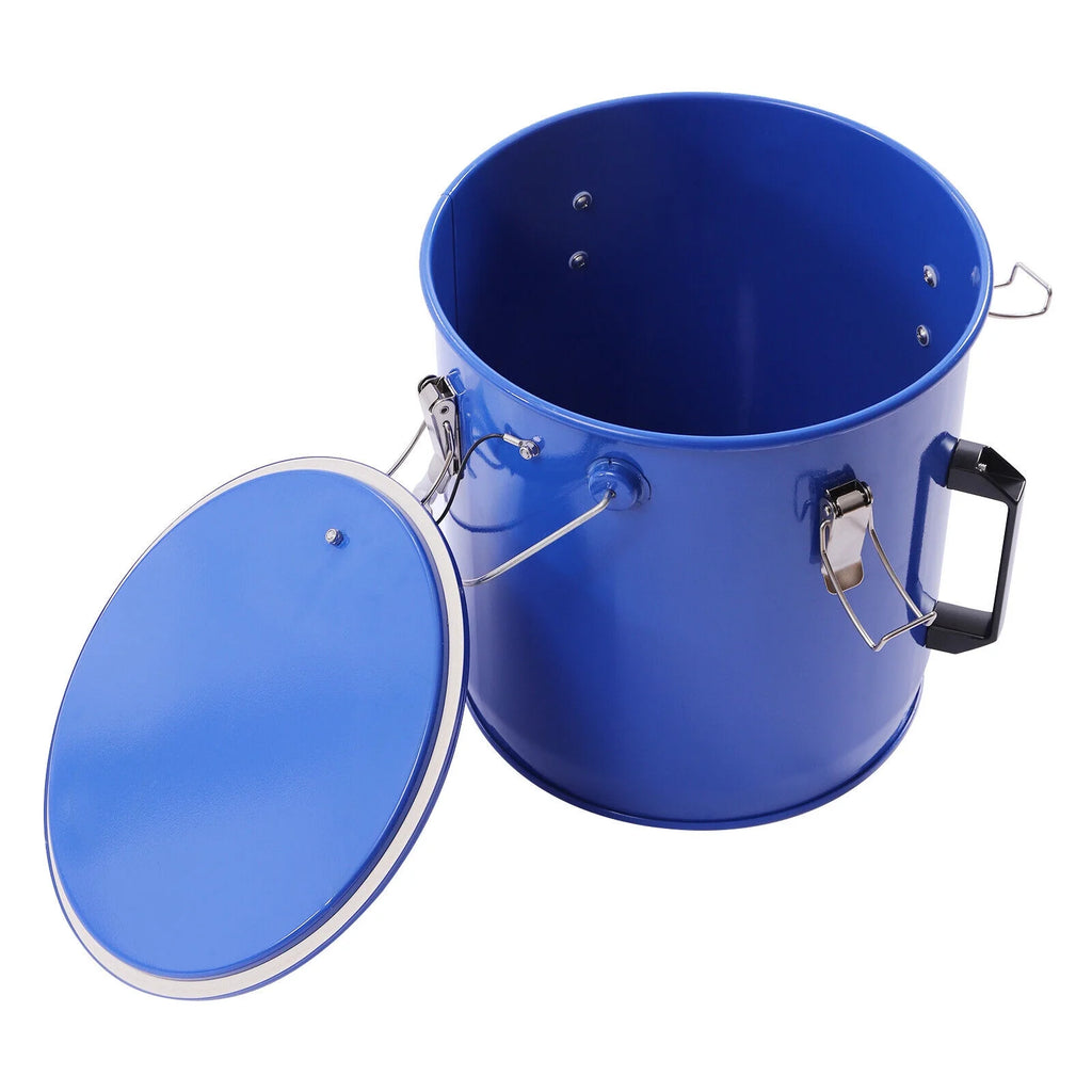 Blue Fryer Grease Bucket Oil Disposal Caddy V310538