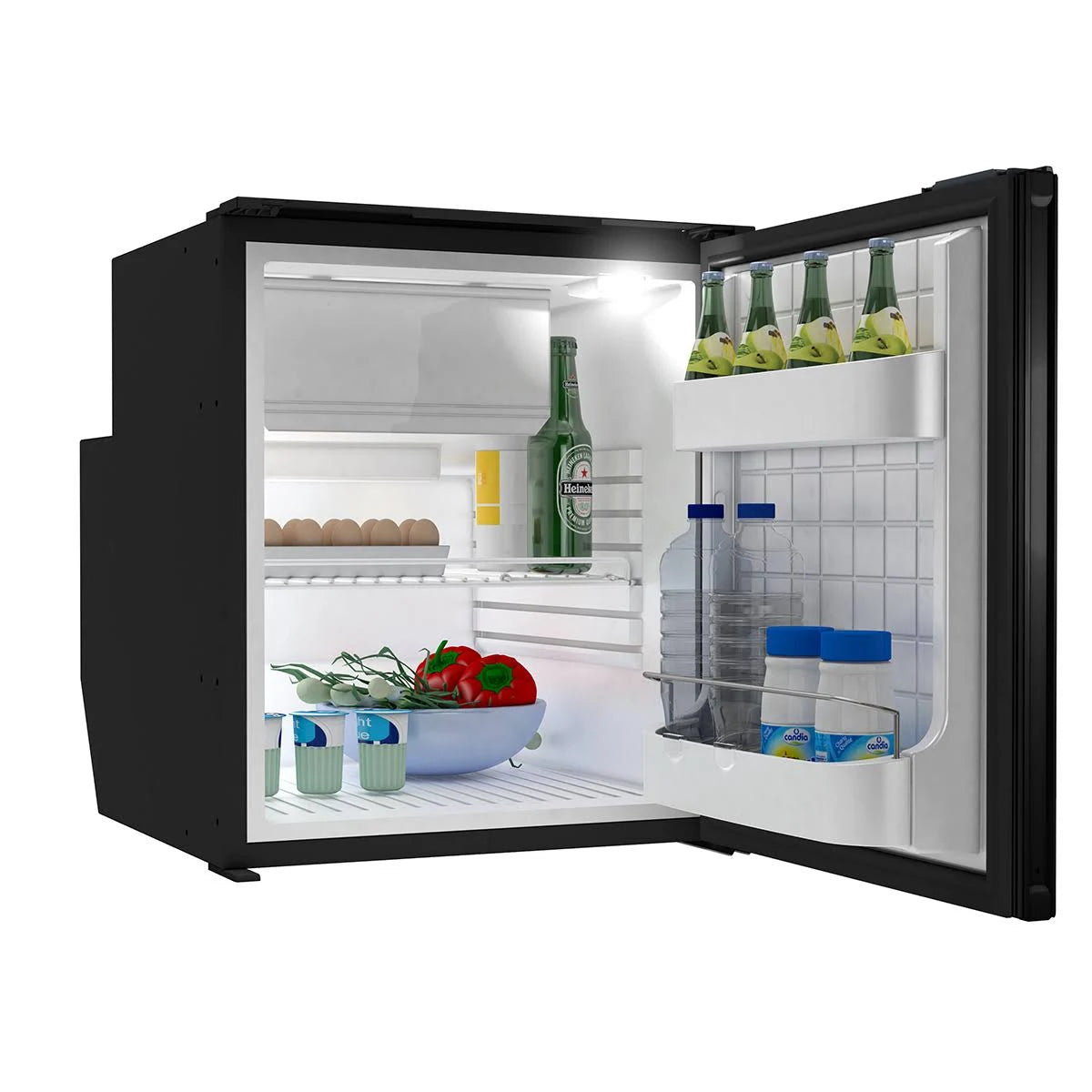 Refrigerator and Installation Kit for Semi Truck Cabin E297